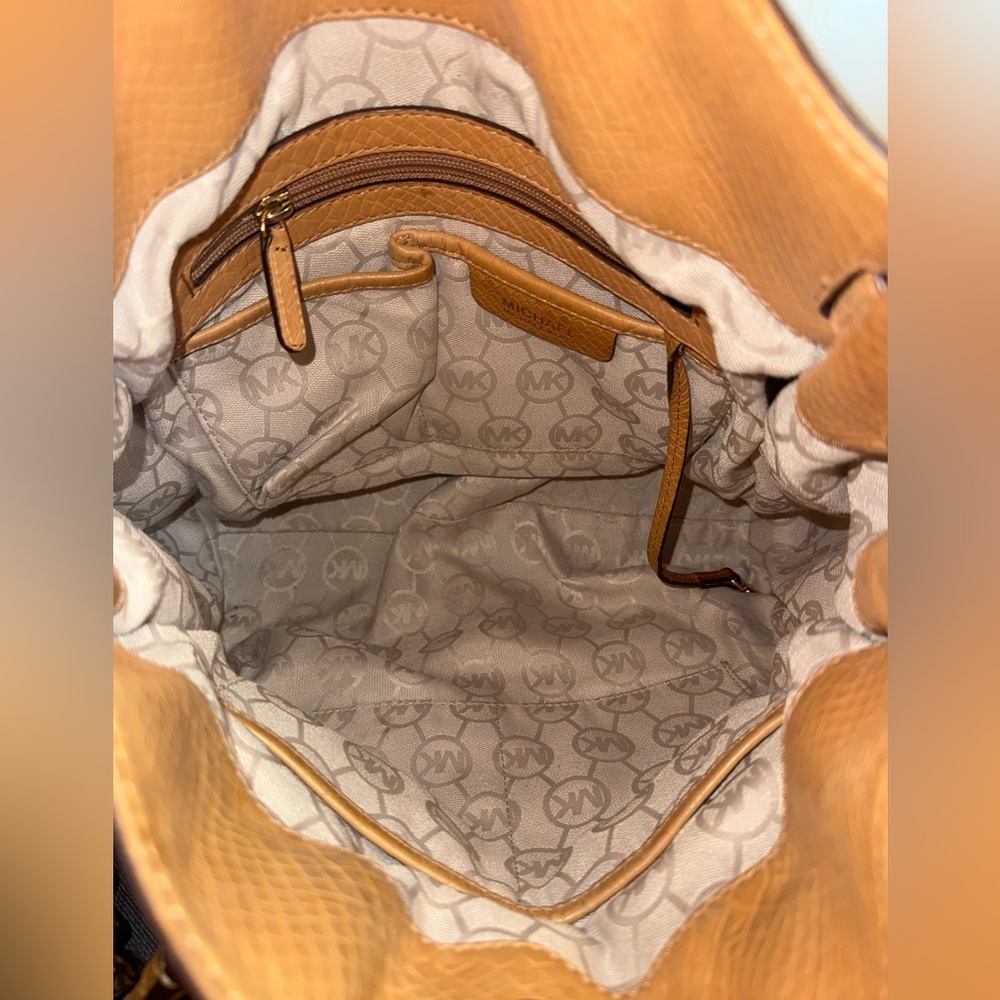 Michael Kors Python Embossed Hamilton Shoulder Bag - image 7